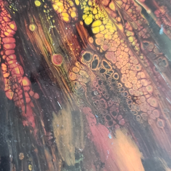 16"x20" Original Acrylic Pour Painting - Picture 2 of 3